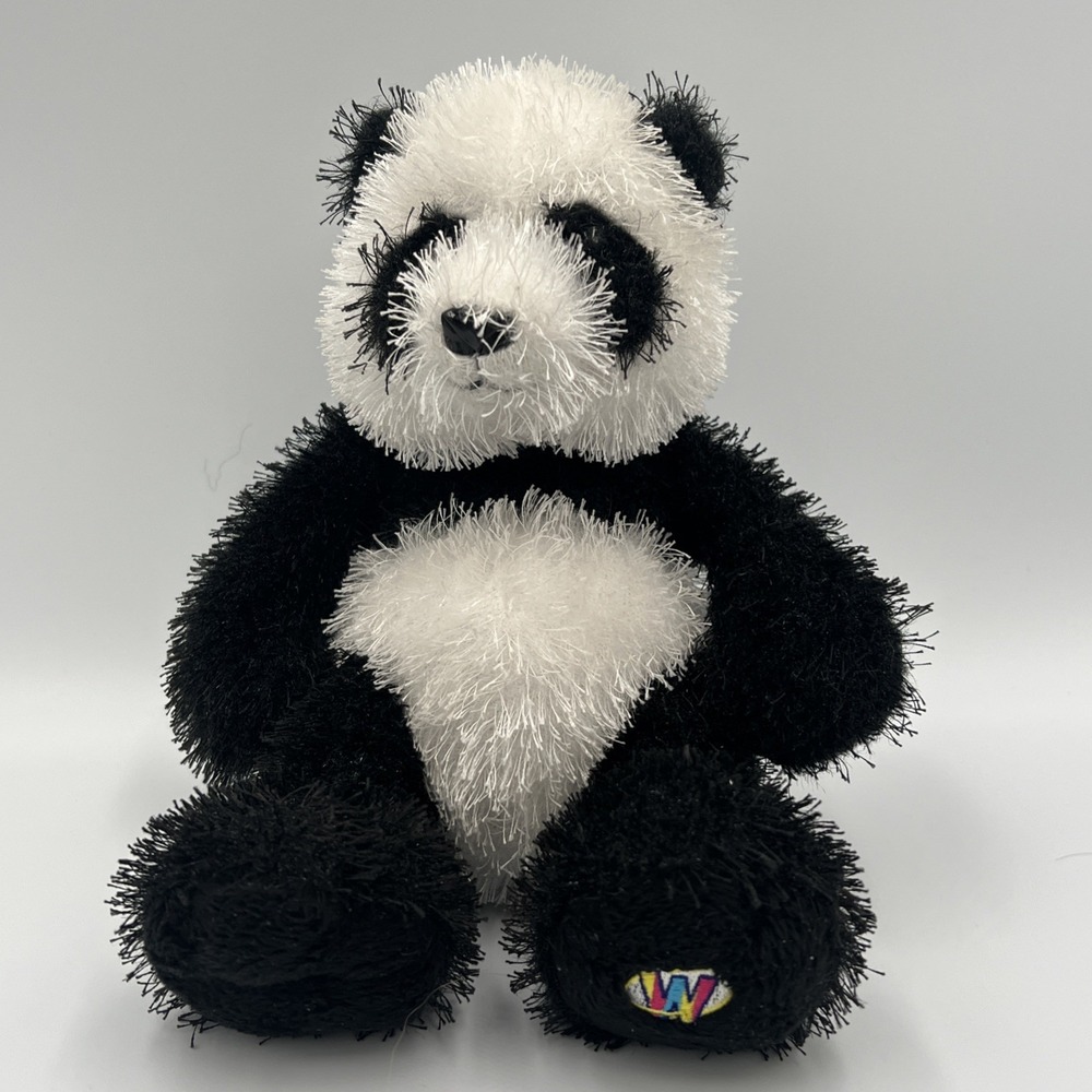 Panda Bear GANZ Webkinz HM 111 Plush Stuffed Animal NO CODE‎
